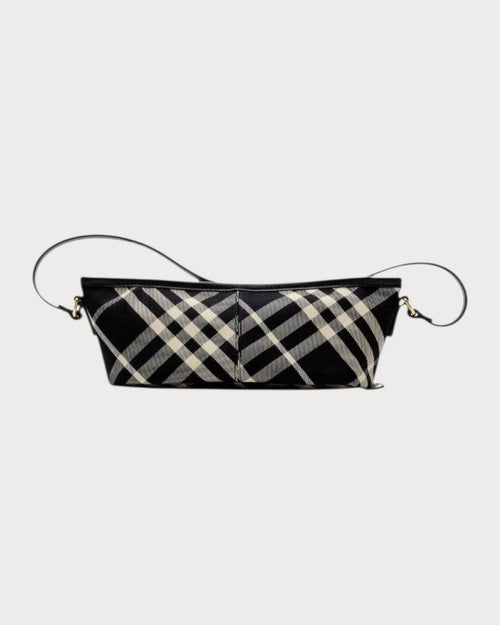 BURBERRY Check Bag Black Leather(Mini/Black) - LONDONKELLY 英國名牌代購