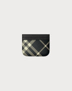 BURBERRY Check Card Case Black/Calico | 博柏利 格紋卡套 (黑色) - LONDONKELLY 英國名牌代購