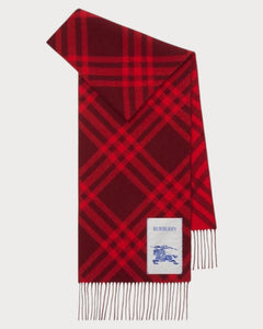 BURBERRY Check Cashmere Scarf Cashmere(Many) - LONDONKELLY 英國名牌代購
