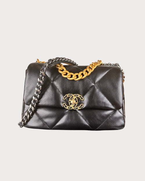 CHANEL AS1160 Small 19 Bag | 香奈兒 手袋 (黑色金扣) - LONDONKELLY 英國名牌代購