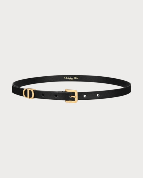 CHRISTIAN DIOR 30 Montaigne Loop Belt | 迪奧 皮帶 (黑色) - LONDONKELLY 英國名牌代購
