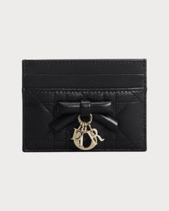 CHRISTIAN DIOR Lady Dior Freesia Card Holder | 迪奧 蝴蝶結卡套 (多色) - LONDONKELLY 英國名牌代購
