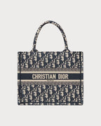 CHRISTIAN DIOR Small Book Tote | 迪奧 手提袋 (小碼/藍色老花) - LONDONKELLY