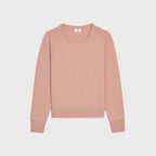 CELINE Crew Neck Sweater in Heritage Cashmere Pink | 賽琳 傳統粉紅色山羊絨圓領毛衣