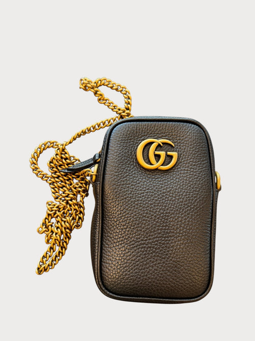 GUCCI Cellarius Phone Pouch Bag | 古馳 電話袋 (黑色) - LondonKelly 英國名牌代購