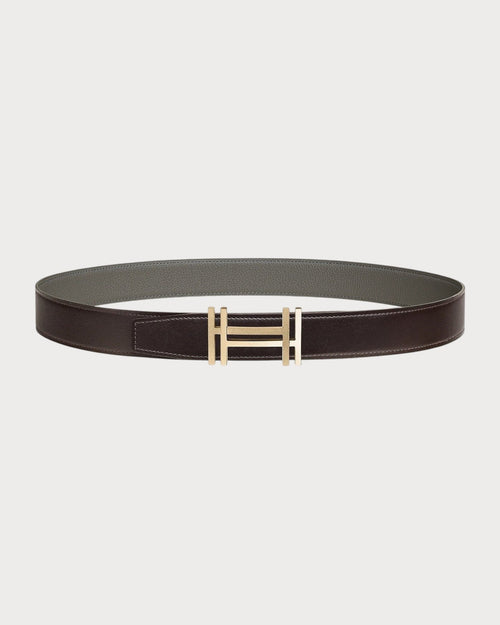 HERMES Men's H Au Carre Belt Buckle & Reversible Leather Strap | 愛馬仕 男仕雙面皮帶 (32MM/ 多色) - LONDONKELLY 英國名牌代購