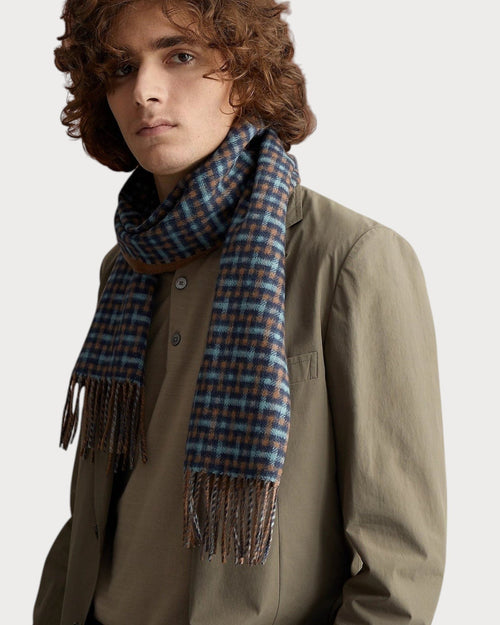 HERMES Men's H Ecossais Recto - Verso Muffler | 愛馬仕 男仕頸巾 (多色) - LONDONKELLY 英國名牌代購