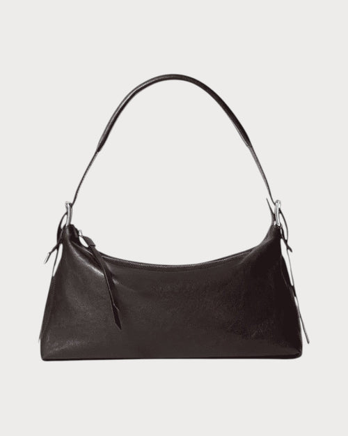 LEMAIRE Belted Baguette Bag In Leather | 手袋 (深巧克力色) - LONDONKELLY 英國名牌代購