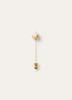 LORO PIANA Linen Flower Bud Pin | 諾悠翩雅 胸針 (多色) - LondonKelly 英國名牌代購