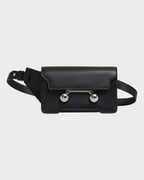 MARNI Black Leather Trunkaroo Crossbody Bag(Black) - LONDONKELLY 英國名牌代購