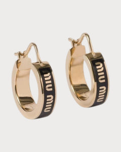 MIU MIU Enameled metal earrings | 繆繆 耳環 (多色) - LONDONKELLY 英國名牌代購