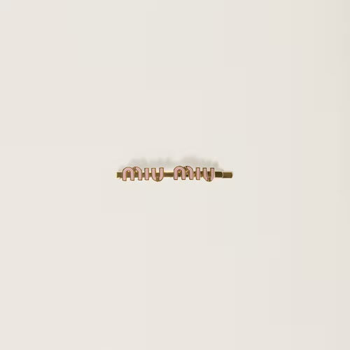 MIU MIU Enameled Metal Hair Clip | 繆繆 髮夾 (多色) - LondonKelly 英國名牌代購