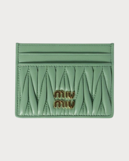 MIU MIU Matelasse Nappa Leather Card Holder | 繆繆 卡套 (多色) - LONDONKELLY 英國名牌代購