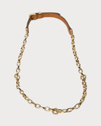 MIU MIU Metal and Leather Necklace | 繆繆 頸鏈 (金色) - LondonKelly 英國名牌代購