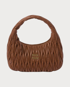 MIU MIU Wander Matelasse Nappa Leather Hobo Bag L Size | 繆繆 腋下袋 (大碼/多色) - LONDONKELLY 英國名牌代購