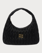 MIU MIU Wander Matelasse Nappa Leather Hobo Bag XL Size | 繆繆 手袋 (多色) - LONDONKELLY 英國名牌代購