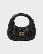 MIU MIU Wander Matelasse Nappa Leather Hobo Mini-Bag | 繆繆 迷你手袋 (多色) - LondonKelly 英國名牌代購