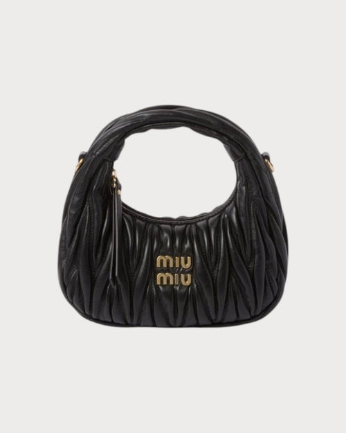 MIU MIU Wander Matelasse Nappa Leather Hobo Mini - Bag | 繆繆 迷你手袋 (多色) - LONDONKELLY 英國名牌代購