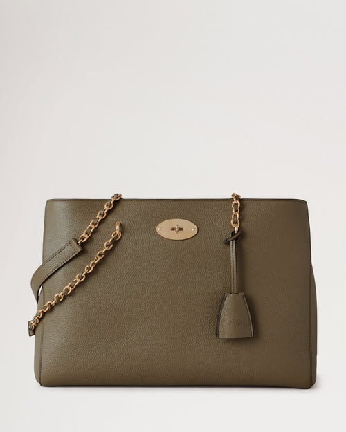 MULBERRY Lily Chain Tote | 瑪百莉 Lily 鏈條托特包（亞麻綠色） - LondonKelly 英國名牌代購