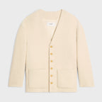 CELINE Oversized Jacket in Cashmere Natte | 賽琳 羊絨粗紡超大外套（象牙色）
