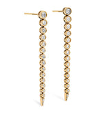 PERSEE Yellow Gold and Diamond Danae Gradient Earrings | 黃金鑽石漸層耳環 (黃金款) - LondonKelly 英國名牌代購