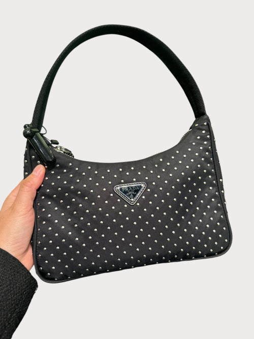 PRADA 1BC515 Hobo Bag(Black) - LONDONKELLY 英國名牌代購