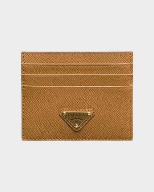 PRADA 1MC025 Saffiano Leather Triangle Logo Card Holder | 普拉達 卡套 (多色) - LONDONKELLY 英國名牌代購