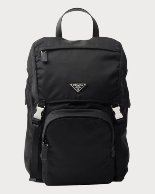 PRADA 2VZ135 Re - Nylon and Saffiano Leather Backpack | 普拉達 男仕背囊 (黑色) - LONDONKELLY 英國名牌代購
