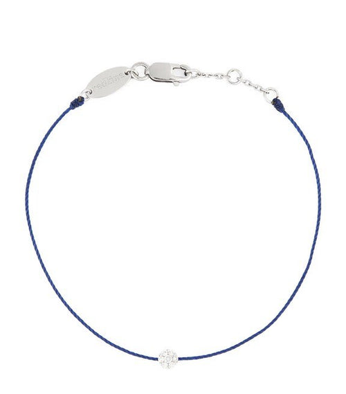 REDLINE White Gold and Diamond Illusion Bracelet | 紅繩 手鍊（白金/藍色） - LondonKelly 英國名牌代購