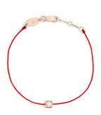 REDLINE Yellow Gold and Diamond Cube Bracelet | 紅繩 手鏈 (0.1CT/多色) - LondonKelly 英國名牌代購