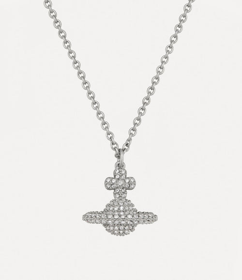 VIVIENNE WESTWOOD Grace Small Pendant Necklace | 西太后 頸鏈 (銀色) - LondonKelly 英國名牌代購