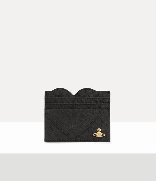 VIVIENNE WESTWOOD Heart Card Holder | 西太后 心形卡套 (黑色) - LondonKelly 英國名牌代購