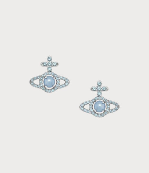 VIVIENNE WESTWOOD Olympia Pearl Earrings | 西太后 珍珠耳環 (藍色) - LONDONKELLY 英國名牌代購