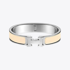 HERMES Clic H Bracelet | 愛馬仕 銀製手鐲 (Beige)